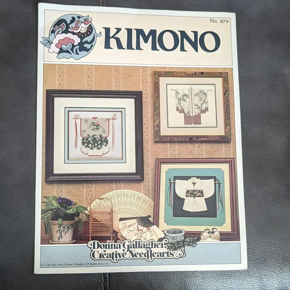 Kimono Cross Stitch Pattern Donna Gallagher 1990
